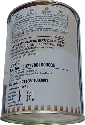 Proteen Plus Chocolate Flavour Tin Of 200gm Oral Powder