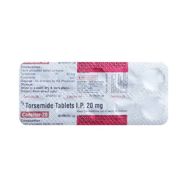 Concitor 20mg Strip Of 10 Tablets