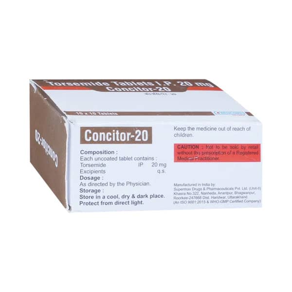Concitor 20mg Strip Of 10 Tablets