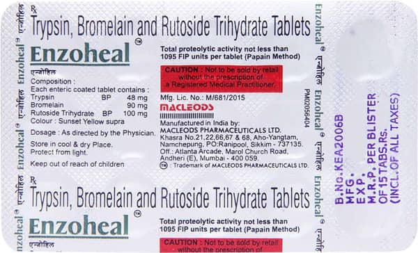 Enzoheal Strip Of 15 Tablets