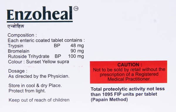 Enzoheal Strip Of 15 Tablets