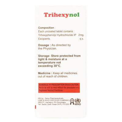 Trihexynol Strip Of 10 Tablets