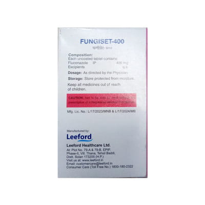 Fungiset 400mg Strip Of 1 Tablet