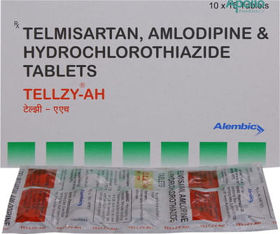 Tellzy Ah 40mg Strip Of 15 Tablets