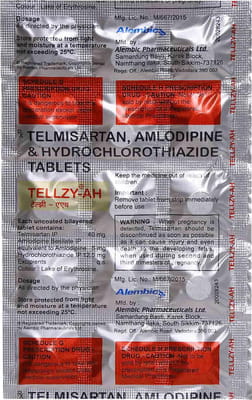 Tellzy Ah 40mg Strip Of 15 Tablets