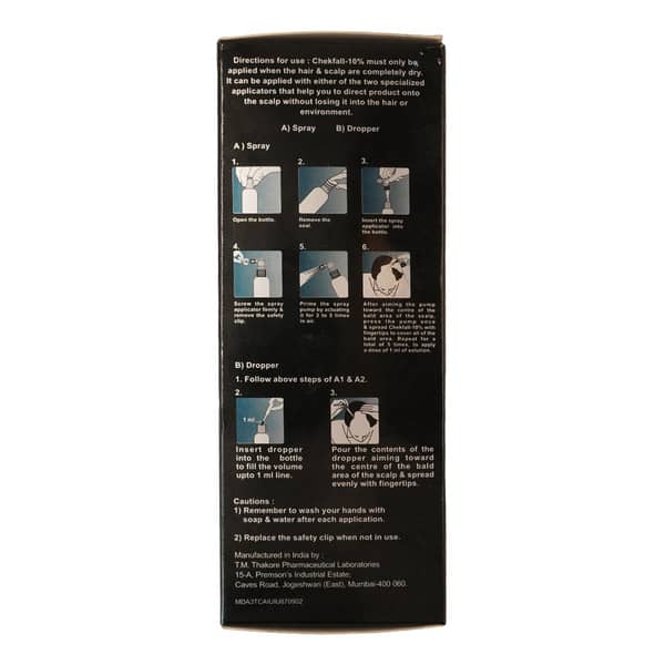 Chekfall 10% Bottle Of 60ml Spray/Solution