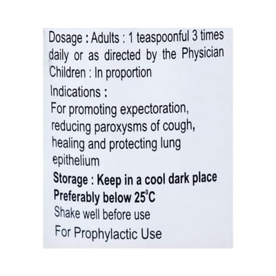 Pulmo Cod Plain Sugar Free Bottle Of 450ml Syrup