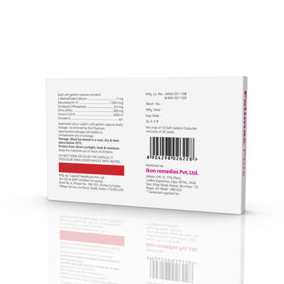 Folimac Plus Strip Of 10 Softgel Capsules