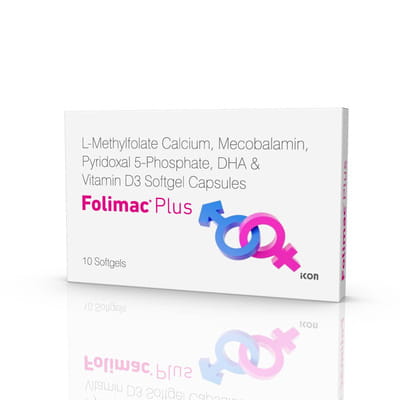 Folimac Plus Strip Of 10 Softgel Capsules