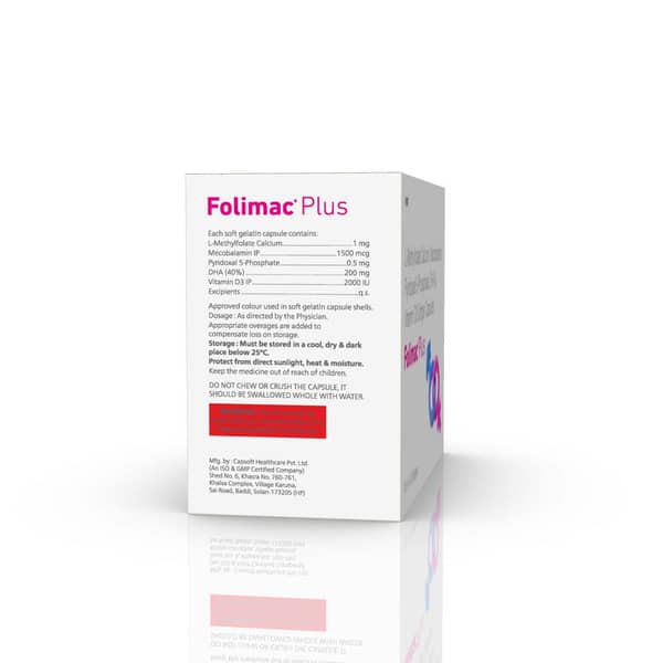 Folimac Plus Strip Of 10 Softgel Capsules