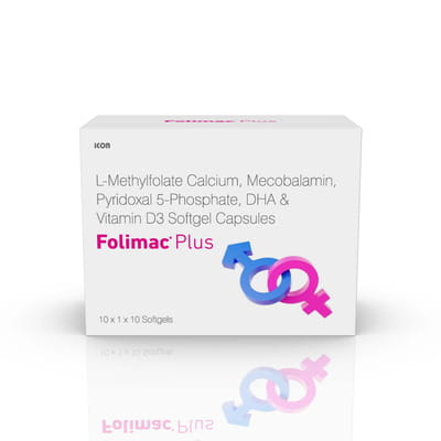 Folimac Plus Strip Of 10 Softgel Capsules