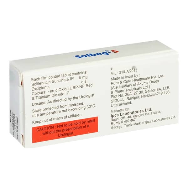 Solbeg 5 Strip Of 10 Tablets