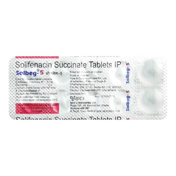 Solbeg 5 Strip Of 10 Tablets