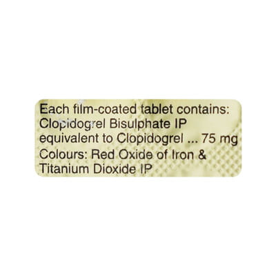 Clopidogrel 75mg Strip Of 15 Tablets (Cipla)