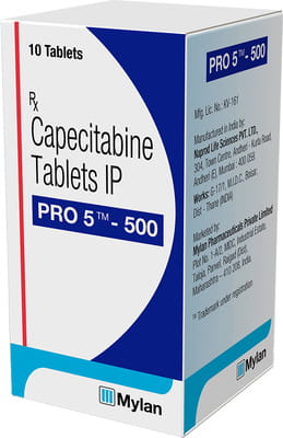 Pro 5 500mg Strip Of 10 Tablets