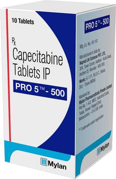 Pro 5 500mg Strip Of 10 Tablets