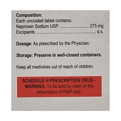 Naprosyn 250 Plus Strip Of 15 Tablets