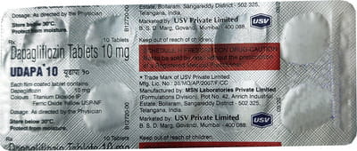 Udapa 10mg Strip Of 10 Tablets