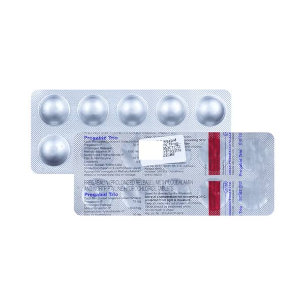 Pregabid Trio Strip Of 10 Tablets