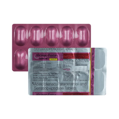 Alcinac Forte Strip Of 10 Tablets