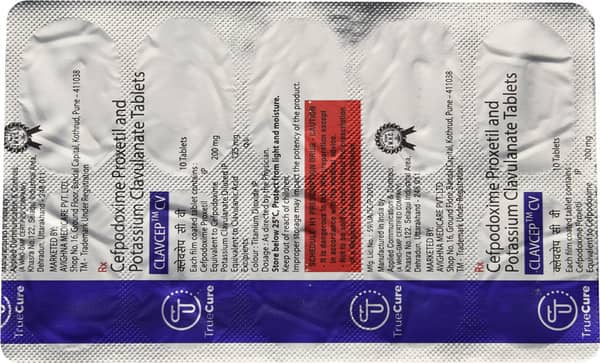 Clavcep Cv Strip Of 10 Tablets