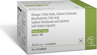 Pharcal Forte Strip Of 10 Softgel Capsules