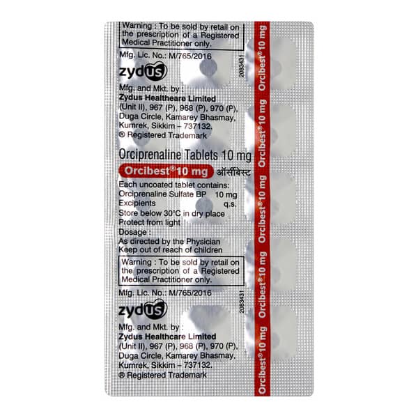 Orcibest 10Mg Strip Of 15 Tablets