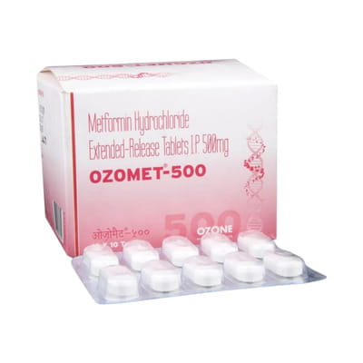 Ozomet 500 Strip Of 30 Tablets