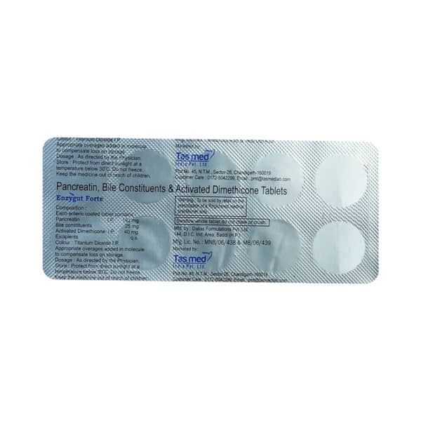 Enzygut Forte Strip Of 10 Tablets
