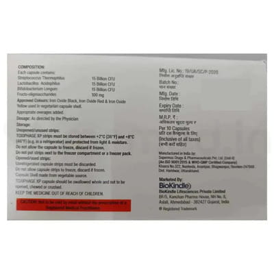 Toxiphage Xp Strip Of 10 Capsules
