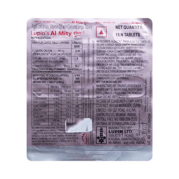 Al Mity Plus Strip Of 15 Tablets