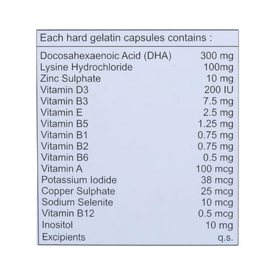 Wonfit Dha Strip Of 10 Capsules