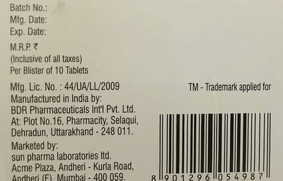 Rivaflo 10mg Strip Of 10 Tablets