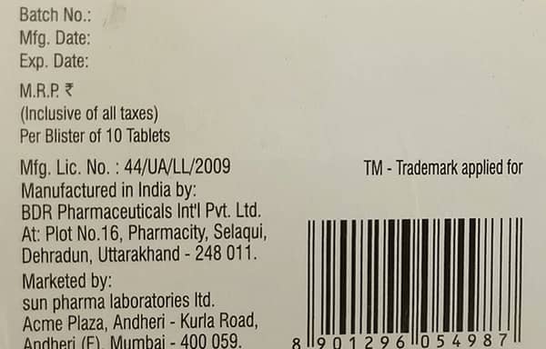 Rivaflo 10mg Strip Of 10 Tablets