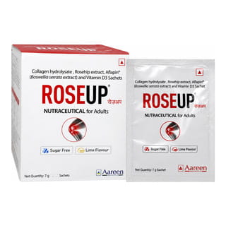 Roseup Lime Flavour Sugar Free Sachet Of 7Gm Oral Powder