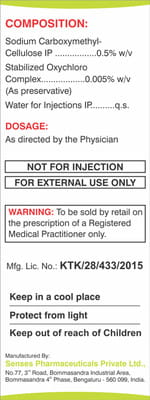 Sofirx Bottle Of 10ml Eye Drops