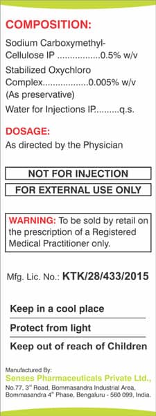 Sofirx Bottle Of 10ml Eye Drops