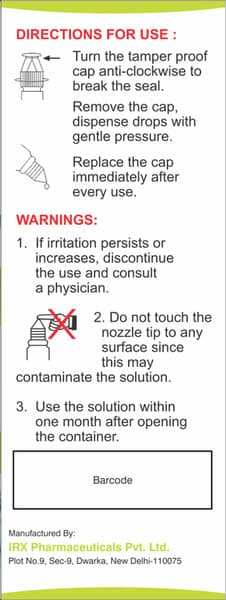 Sofirx Bottle Of 10ml Eye Drops