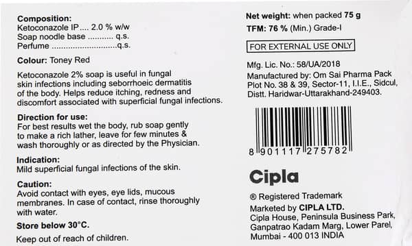 Ketocip Medicated Soap 75Gm