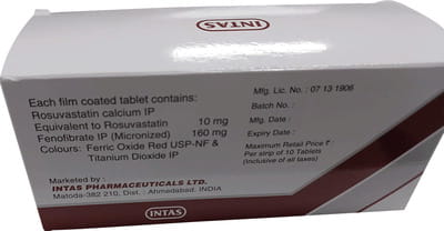 Lipitas F 10mg Strip Of 10 Tablets