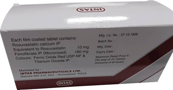 Lipitas F 10mg Strip Of 10 Tablets