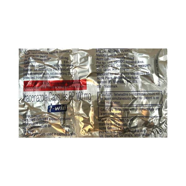 I Win 100mg Strip Of 10 Capsules