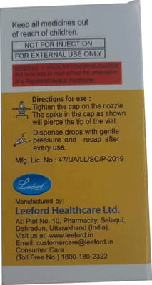 Ketoford Bottle Of 10ml Eye Drops