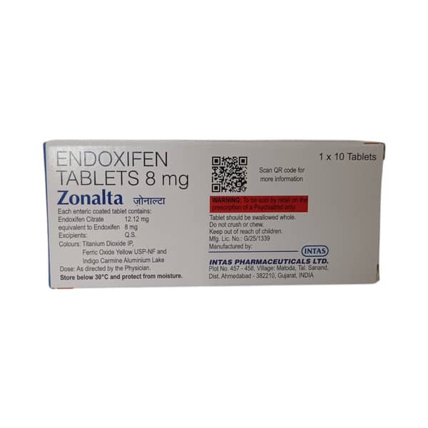 Zonalta 8mg Strip Of 10 Tablets
