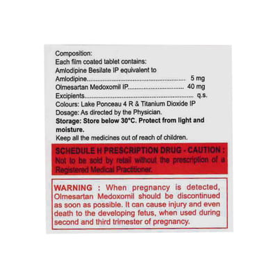 Olmin A 40mg Strip Of 10 Tablets