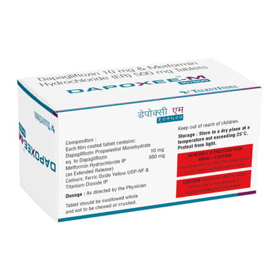 Dapoxee M 10/500mg Strip Of 10 Tablets