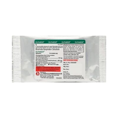 Dutaresp 2.5ml Packet Of 5 Respules