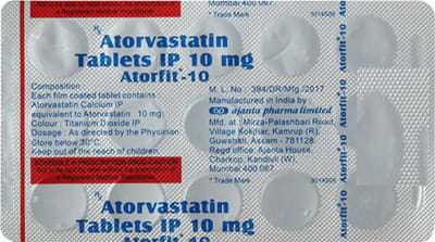 Atorfirst 10mg Strip Of 15 Tablets