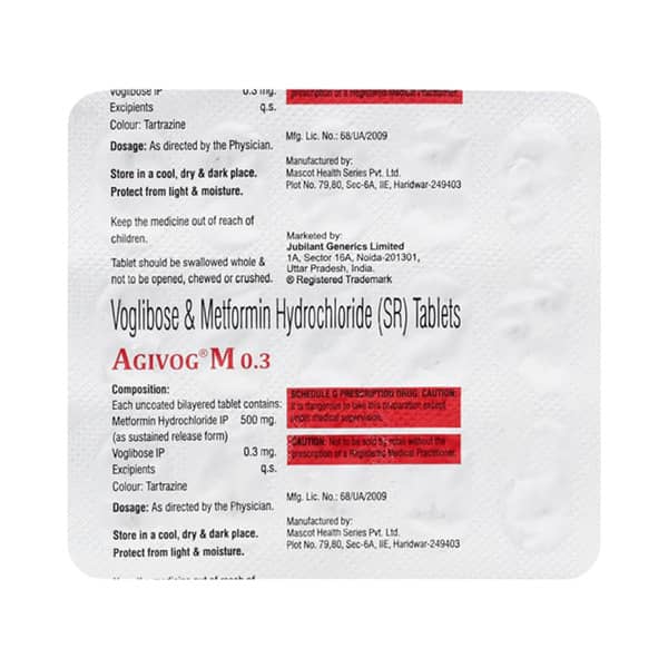 Agivog M 0.3Mg Strip Of 15 Tablets