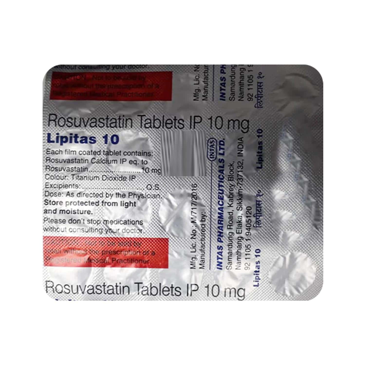 lipitas 10mg tablets